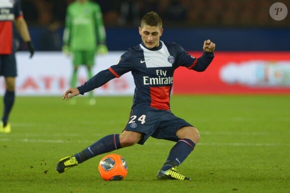 Marco Verratti sur le terrain à Paris, le 7 décembre 2013.