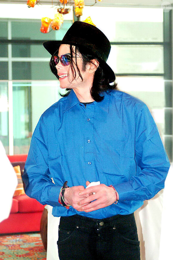 Michael Jackson à Dubai, le 29 août 2009.