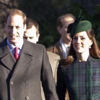 Kate Middleton et William à la messe de Noël sans le petit George, très occupé...