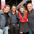 Dove Attia, Willy Rovelli, Caroline Rose et Albert Cohen à la soirée pour le retour de "1789, les Amants de la Bastille" à Boulogne-Billancourt, le 9 octobre 2013