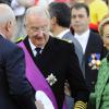 La reine Paola de Belgique et le roi Albert II le 21 juillet 2013 lors de la Fête nationale