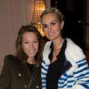 Exclusif - Laeticia Hallyday et Laura Smet au Trianon pour le concert caritatif de Johnny Hallyday le 15 décembre 2013 à Paris.