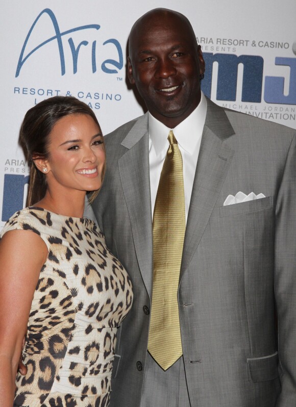 Michael Jordan et sa femme Yvette Prieto lors du 11e Annual Michael Jordan celebrity invitational gala à l'Aria Resort and Casino de Las Vegas le 30 mars 2012