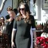Tamara Ecclestone et son petit ventre rond à West Hollywood, le 2 janvier 2013