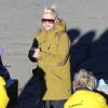 Exclusif - Gwen Stefani, enceinte et en vacances dans la station de ski de Mammoth en Californie. Le 4 janvier 2014.