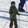 Exclusif - Kingston, 7 ans et déjà bon skieur, s'éclate avec ses parents Gwen Stefani et Gavin Rossdale, et son petit frère Zuma dans la station de ski de Mammoth en Californie. Le 4 janvier 2014.
