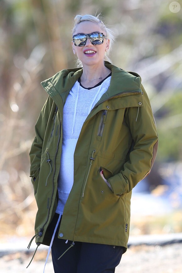 Gwen Stefani poursuit ses vacances dans la station de Mammoth en Californie. Le 3 janvier 2014.