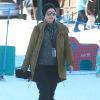 Exclusif - Gwen Stefani, enceinte et en vacances dans la station de ski de Mammoth en Californie. Le 31 décembre 2013.