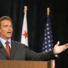 Arnold Schwarzenegger lors de son mandat de gouverneur de Californie le 10 octobre 2003