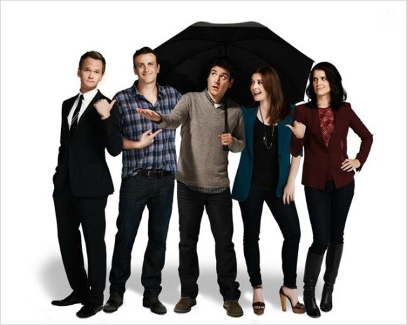 Le casting de How I Met Your Mother : Alyson Hannigan, Cobie Smulders, Jason Segel, Josh Radnor, Neil Patrick Harris.