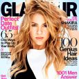 Shakira en couverture de Glamour, février 2014.