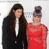 Kelly Osbourne et son fiancé Matthew Mosshart lors de la 4e soirée de gala "amFAR Inspiration" à Hollywood, Los Angeles, le 12 décembre 2013.