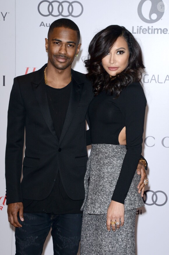 Big Sean et Naya Rivera à la 22e soirée The Hollywood Reporter annual Women In Entertainment Breakfast au Beverly Hills Hotel à Los Angeles, le 11 décembre 2013.