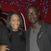 Christine Kelly et Lilian Thuram lors du 6e Handicirque sous le chapiteau du cirque Pinder Jean Richard à Paris, le 9 janvier 2014