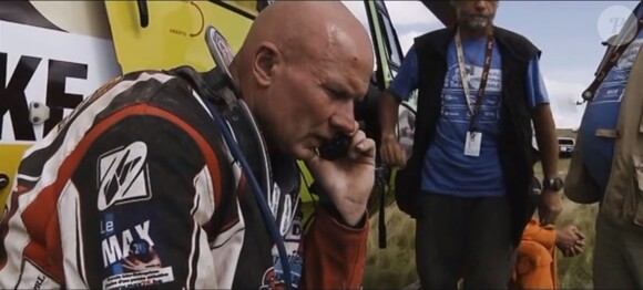 Le motard belge Eric Palante sur le Dakar 2013