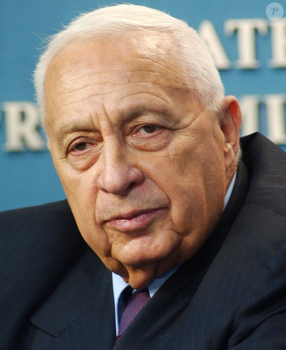 Ariel Sharon à Jérusalem le 22 décembre 2004.