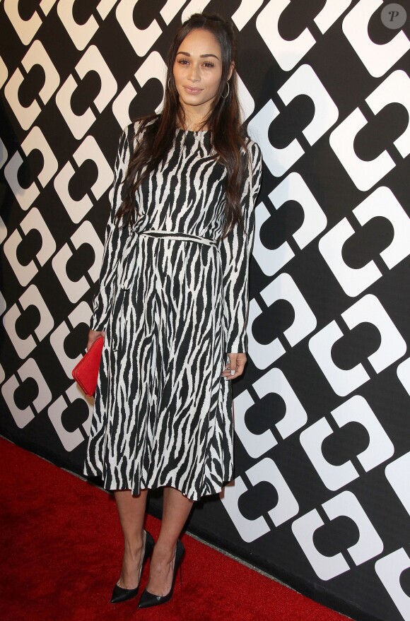 Cara Santana au vernissage de l'exposition "Journey of a Dress" consacrée à la créatrice Diane Von Furstenberg, à Los Angeles le 10 janvier 2014.