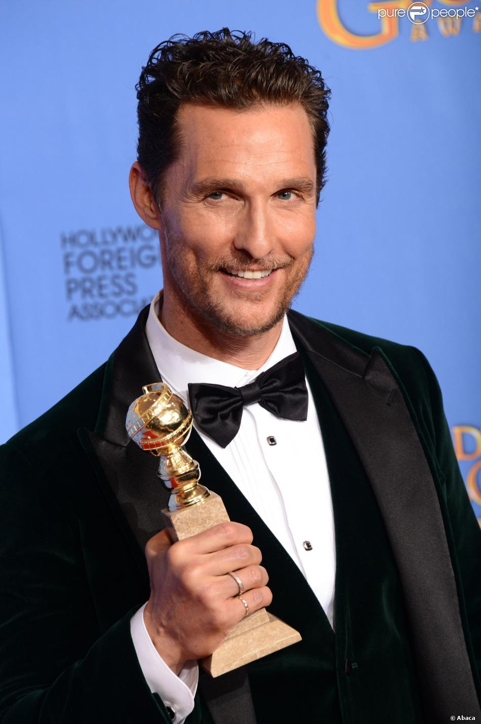 Golden Globe Du Meilleur Acteur Dans Un Film Dramatique Golden Globes 2014 : Matthew McConaughey triomphe, le come-back devant