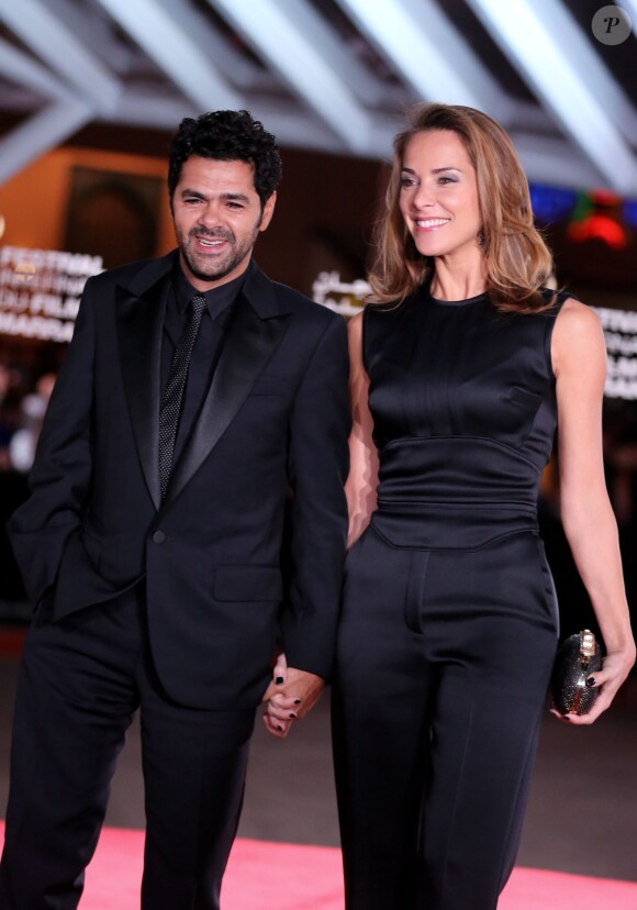 Jamel Debbouze et Mélissa Theuriau au 13e Festival International du Film de Marrakech le 1er décembre 2013.