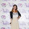 Martina Stoessel, de la série Violetta, à Rome (Italie), le lundi 13 janvier 2014.