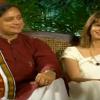 Shashi Tharoor et son épouse Sunanda Tharoor, retrouvée morte le 18 janvier 2014 dans des circonstances troubles, juste après avoir accusé son mari d'adultère.