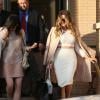 Khloe Kardashian a emprunté le look de sa soeur Kim pour faire du shopping à Los Angeles le 18 janvier 2014