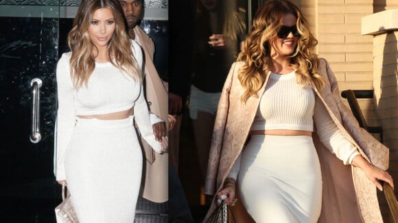 Kim Kardashian : Quand sa soeur Khloé copie son look