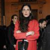 Tatiana Santo Domingo, épouse d'Andrea Casiraghi, au défilé haute couture Giambattista Valli printemps-été 2014 le 20 janvier 2014 lors de la Fashion Week à Paris.