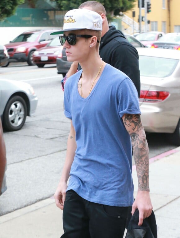 Justin Bieber à Los Angeles, le 16 novembre 2013.
