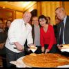 Rachida Dati, maire du 7e arrondissement de Paris, a offert la traditionnelle galette, le 22 janvier 2014.