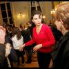 Rachida Dati, maire du 7e arrondissement, a organisé une soirée galette à Paris, le 22 janvier 2014.