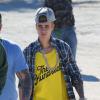 Justin Bieber fait du Segway sur la plage avec des amis à Miami, le 22 janvier 2014. Justin a récemment dépensé plus de 75000 dollars à l'anniversaire de son ami le rappeur Lil Scrappy.
