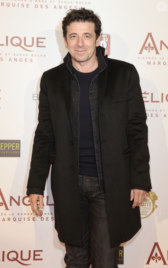 Patrick Bruel lors de l'avant-première du film Angélique à Paris le 16 décembre 2013