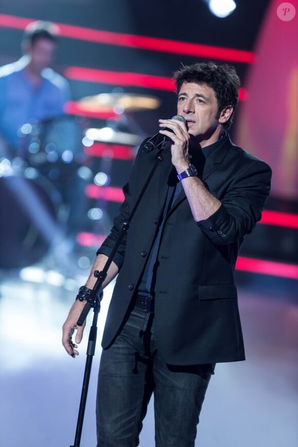 Exclusif - Patrick Bruel lors de l'enregistrement de l'émission "Ce soir on chante les tubes 2013" diffusée le 3 janvier 2014 sur TF1