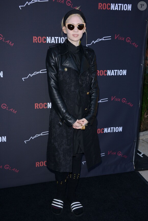 Claire Boucher aka Grimes lors du brunch pré-Grammys organisé par le label Roc à Beverly Hills, le 25 janvier 2014.