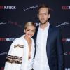 Rita Ora et Calvin Harris lors du brunch pré-Grammys organisé par le label Roc à Beverly Hills, le 25 janvier 2014.