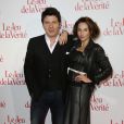Vanessa Demouy et son mari Philippe Lellouche lors de l'avant-première 'Le Jeu de la verite' à Paris le 20 janvier 2014