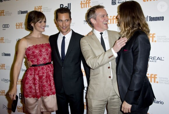 Jennifer Garner, Matthew McConaughey, Jean-Marc Vallée et Jared Leto au Toronto International Film Festival le 7 septembre 2013.