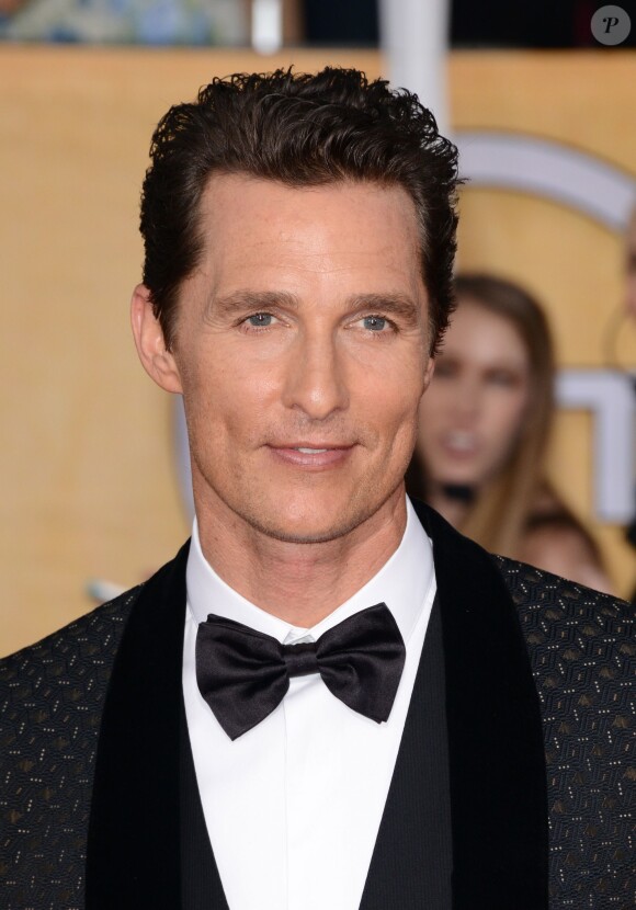 Matthew McConaughey aux Screen Actors Guild Awards à Los Angeles, le 18 janvier 2014.