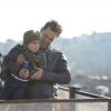 Matthew McConaughey et son fils Levi à Rome, le 26 janvier 2014.