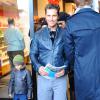 Matthew McConaughey et son fils Levi à Rome, le 26 janvier 2014.