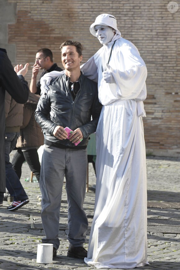 Matthew McConaughey à Rome, le 26 janvier 2014.