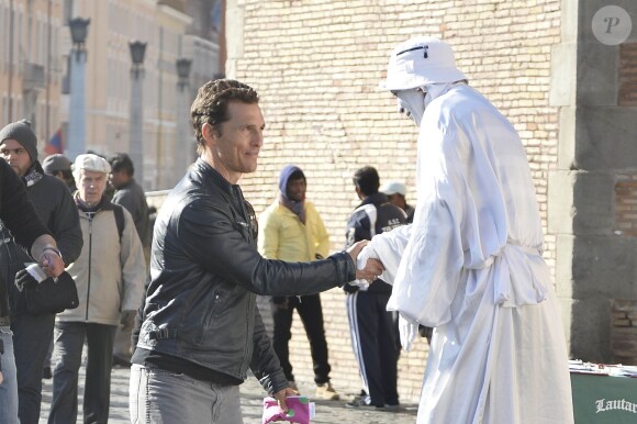 Matthew McConaughey à Rome, le 26 janvier 2014.