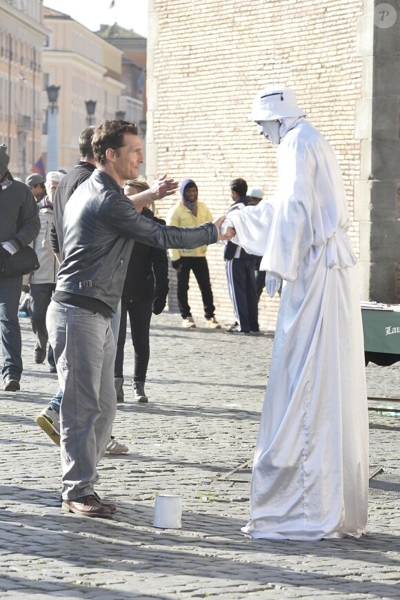 Matthew McConaughey à Rome, le 26 janvier 2014.
