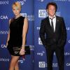 Charlize Theron et Sean Penn (photomontage) lors du gala "Sean Penn & Friends HELP HAITI HOME" présenté par Giorgio Armani à Beverly Hills le 11 janvier 2014