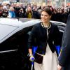 La princesse Victoria de Suède et le prince Daniel en visite officielle à Hambourg, en Allemagne, le 28 janvier 2014.