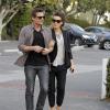 Kate Beckinsale et Len Wiseman vont dans une papeterie de Santa Monica, Los Angeles, le 28 janvier 2014