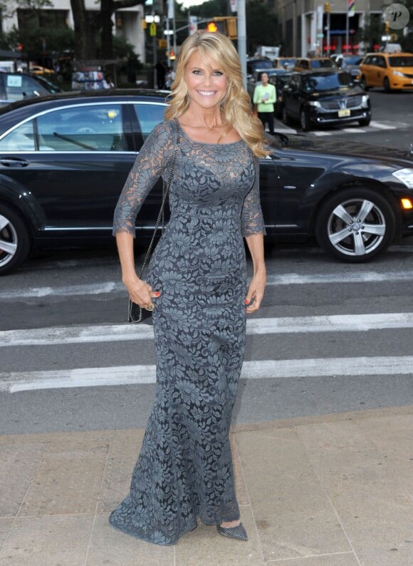Christie Brinkley à New York, le 4 septembre 2013.