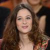 EXCLU - Mélanie Bernier lors de l'enregistrement de l'émission Vivement Dimanche à Paris le 29 janvier 2013. L'émission sera diffusée le 2 février