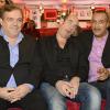 EXCLU - Didier Bourdon, Bernard Campan et Pascal Legitimus lors de l'enregistrement de l'émission Vivement Dimanche à Paris le 29 janvier 2013. L'émission sera diffusée le 2 février